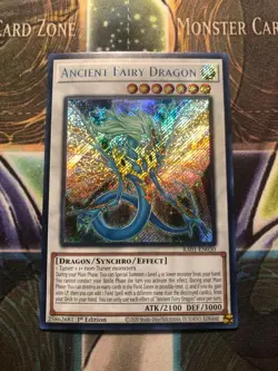 *** ANCIENT FAIRY DRAGON *** SECRET RARE 1ST EDITION RA01-EN030 YUGIOH! - Image 1