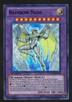 Yugioh Rainbow Neos LCGX-EN074 Super Rare 1st Ed - LP - Image 3