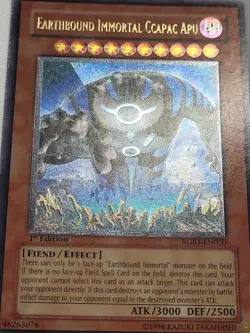 YuGiOh Earthbound Immortal CCAPAC Apu RGBT-EN020 Ultimate Rare 1st Edition LP - Image 5