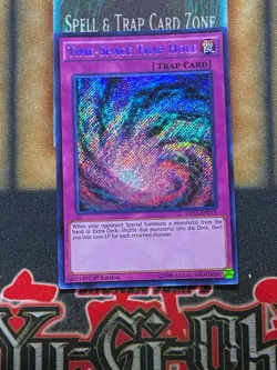 Yugioh Time-Space Trap Hole MP15-EN119 Secret Rare 1st Ed NM - Image 2