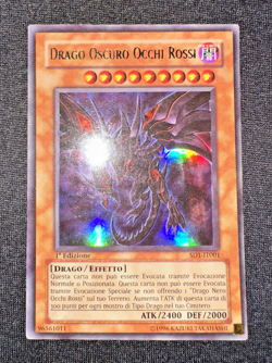 Yu-Gi-Oh Dark Dragon Red Eyes Ultra Rare SD1-IT001 First Edition YuGiOh - Image 11