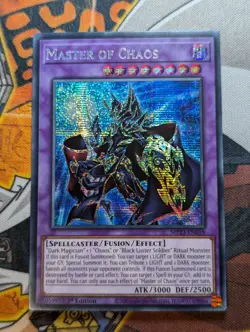 Master of Chaos - MP23-EN018 - Prismatic Secret Rare 1st Edition NM - Image 2