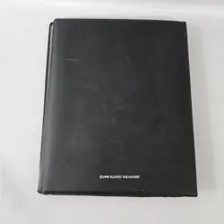 Vintage Yugioh Binder 1996 Konami Duelist Card Portfolio Binder Black 56 Sleeve - Image 4