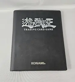 Vintage Yugioh Binder 1996 Konami Duelist Card Portfolio Binder Black 56 Sleeve - Image 6