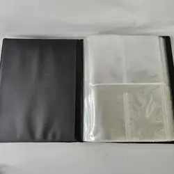 Vintage Yugioh Binder 1996 Konami Duelist Card Portfolio Binder Black 56 Sleeve - Image 8
