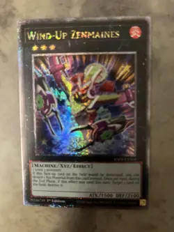 Yugioh! TCG - Wind-Up Zenmaines - Quarter Century Secret Rare - RA04-EN168 - Image 3