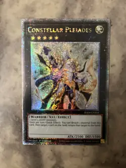 Yugioh! TCG - Constellar Pleiades - Quarter Century Secret Rare - RA04-EN164 - Image 1