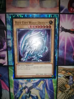 YU-GI-OH! Blue Eyes White Dragon Ultimate Rare Op28 En-001 Euro print 1 - Image 1