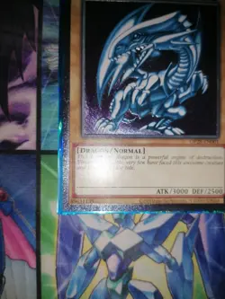 YU-GI-OH! Blue Eyes White Dragon Ultimate Rare Op28 En-001 Euro print 1 - Image 5