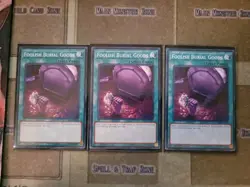 YUGIOH 3X FOOLISH BURIAL GOODS SR06-EN026 COMMON 1ST ED NM - Image 1