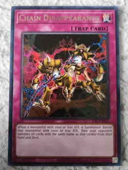 YuGiOh! - Chain Disappearance IOC-EN052 Rare 25th Anniversary Edition Near Mint - Image 1