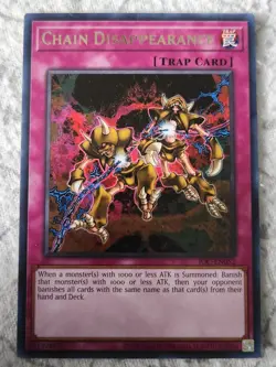 YuGiOh! - Chain Disappearance IOC-EN052 Rare 25th Anniversary Edition Near Mint - Image 3