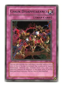 Chain Disappearance - IOC-052 1st Edition Rare - YuGiOh-LP - Image 1