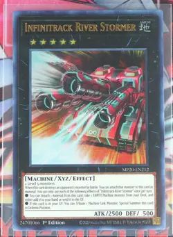 Yugioh Infinitrack River Stormer MP20-EN212 Ultra Rare 1st Edition NM - Image 1