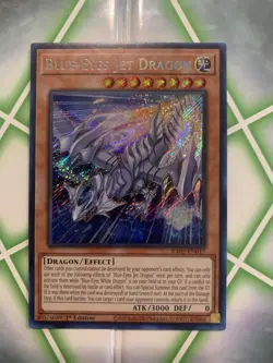 x1 Blue-Eyes Jet Dragon - RA02-EN017 - Secret Rare - 1st Edition Yu-Gi-Oh! M/NM - Image 2