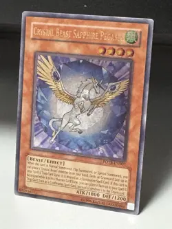 Yugioh! LP Crystal Beast Sapphire Pegasus - FOTB-EN007 - Ultimate Rare - Unlimit - Image 5