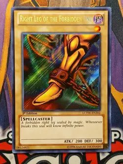 YUGIOH • EXODIA THE FORBIDDEN ONE • SET • SECRET RARE • LCYW • 1st EDITION • NM! - Image 8