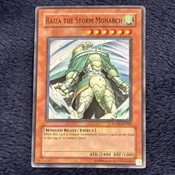Yugioh Raiza The Storm Monarch FOTB-EN026 Super Rare NM - Image 3