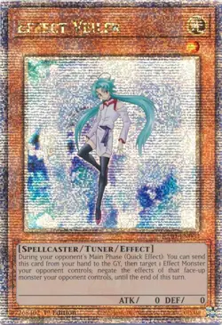 Effect Veiler (Quarter Century Secret Rare) RA01-EN003 25th Anniversary Rarity Collection 1st Edition - Image 1