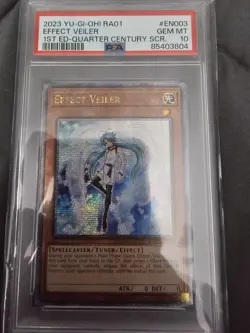 Effect Veiler (Quarter Century Secret Rare) RA01-EN003 25th Anniversary Rarity Collection 1st Edition - Image 3