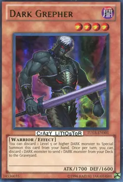YU-GI-OH DARK GREPHER PROMO ULTRA RARE N/MINT TU03-EN001 - Image 2