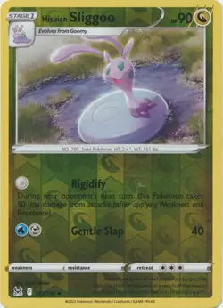 Hisuian Sliggoo 133/196 Reverse Holo | Lost Origin | Pokemon Card - Image 1