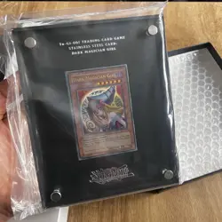 Yu-Gi-Oh! TRADING CARD GAME Stainless Steel Card: Dark Magician Girl (BRAND NEW) - Image 1