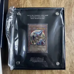 Yu-Gi-Oh! TRADING CARD GAME Stainless Steel Card: Dark Magician Girl (BRAND NEW) - Image 3