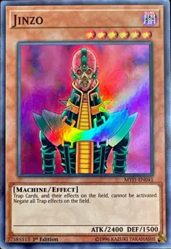 Jinzo - MYFI-EN041 - Super Rare - 1st Edition - YuGiOh TCG Card - Image 1
