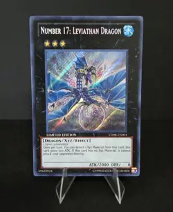 YUGIOH Number 17: Leviathan Dragon CT08-EN001 Secret Rare NM - Image 1