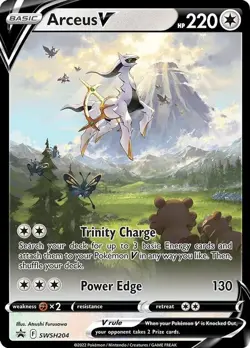 Arceus V SWSH204 SWSH: Sword & Shield Promo Cards Holo - Image 1