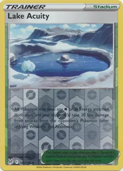 Lake Acuity 160/196 Reverse Holo | Lost Origin | Pokemon Card - Image 1