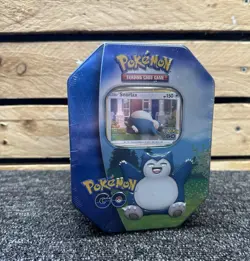 Pokemon Trading Card Game Pokemon â€œGOâ€ Tin Snorlax Sealed TCG - Image 1