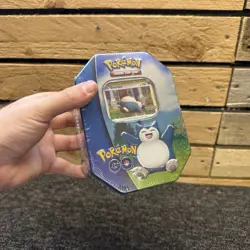 Pokemon Trading Card Game Pokemon â€œGOâ€ Tin Snorlax Sealed TCG - Image 3