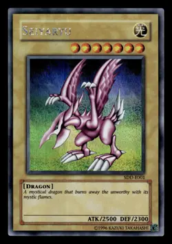 Seiyaryu SDD-E001 Secret Rare Yugioh Card - Image 1
