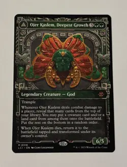 MTG Ojer Kaslem, Deepest Growth (Showcase) The Lost Caverns of Ixalan NM - Image 1