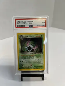 PSA 7 Near Mint Dark Golbat Holo #7/82 Team Rocket 2000 graded Pokémon card - Image 1