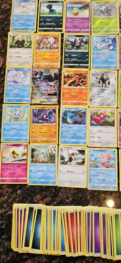 308 Pokemon Card Lot, 2017, Regular, Shiny, Trainers, & Energy Assortment - Image 11
