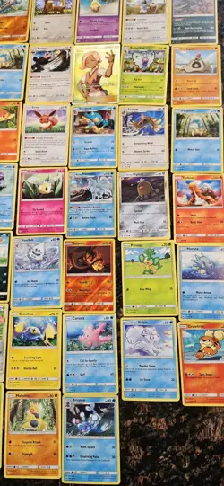 308 Pokemon Card Lot, 2017, Regular, Shiny, Trainers, & Energy Assortment - Image 2