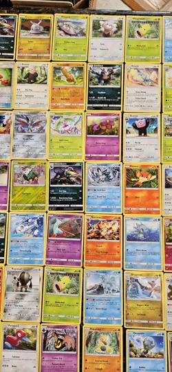 308 Pokemon Card Lot, 2017, Regular, Shiny, Trainers, & Energy Assortment - Image 9