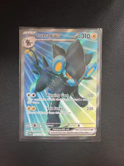 Luxray EX Holo Ultra Rare Twilight Masquerade Pokemon TCG Card 195/167 - Image 1