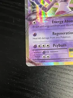 Pokemon TCG Mewtwo EX 52/108 Evolutions Holo Rare Card Nintendo 2016 NM - Image 6