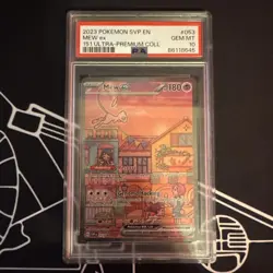 2023 POKEMON SVP EN-SV BLACK STAR PROMO 151 ULTRA-PREM COLL #053 MEW EX PSA 10 - Image 1