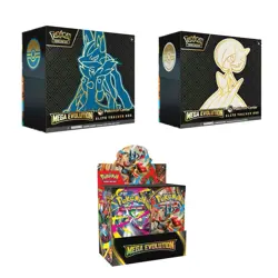 PRESALE Pokemon Center Mega Evolution ETBs & Booster Box - Lucario & Gardevoir - Image 1