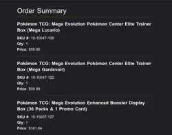 PRESALE Pokemon Center Mega Evolution ETBs & Booster Box - Lucario & Gardevoir - Image 2