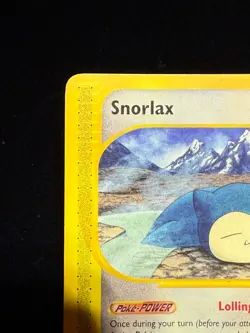 Snorlax Common Pokemon Card E-Skyridge 2002 100/144 Ungraded Raw LP - Image 2