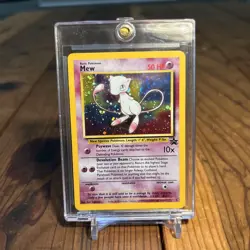 Pokemon Card Mew Holographic Black Star Promo #9 Card WOTC 1999-2000 NM - Image 1