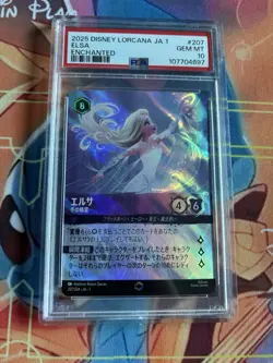 Lorcana Elsa Spirit of Winter Enchanted Card 207/204 PSA 10 JAPANESE - Image 3