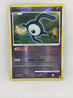 Old Pokemon Reverse Unown Cards ( Lot Of 5) Rare Vintage Collection Unknown - Image 10