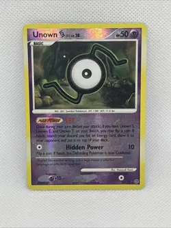 Old Pokemon Reverse Unown Cards ( Lot Of 5) Rare Vintage Collection Unknown - Image 15